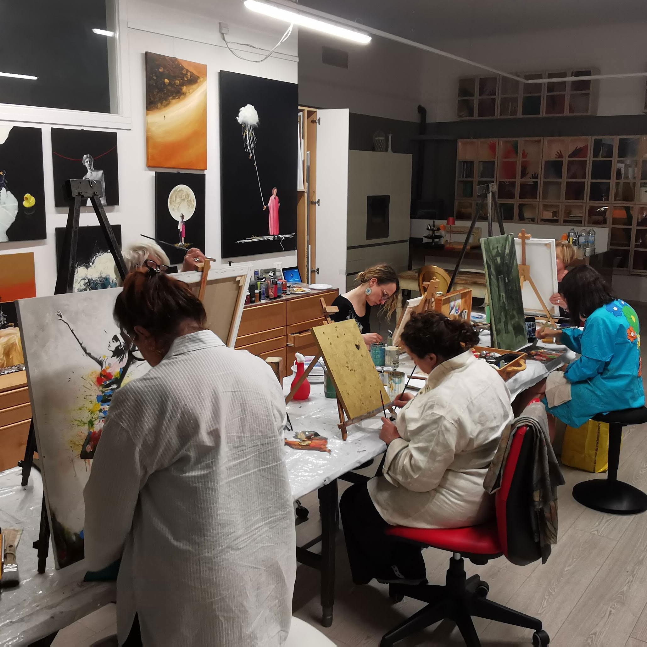 Corso di pittura a Milano con Paolo di Rosa